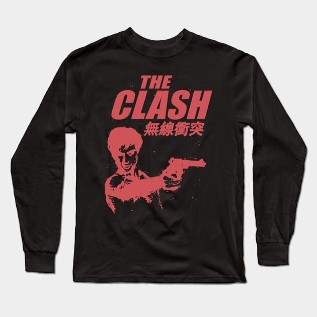 The Clash Musician Long Sleeve T-Shirt by Allotaink